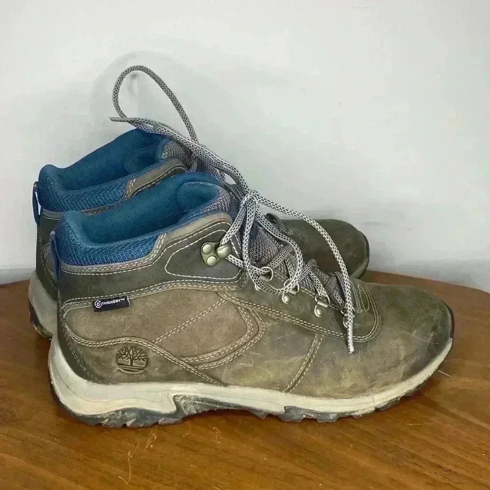 Womens Timberland Mt Maddsen Waterproof Mid Hiker Boots Size 10 - Picture 5 of 8